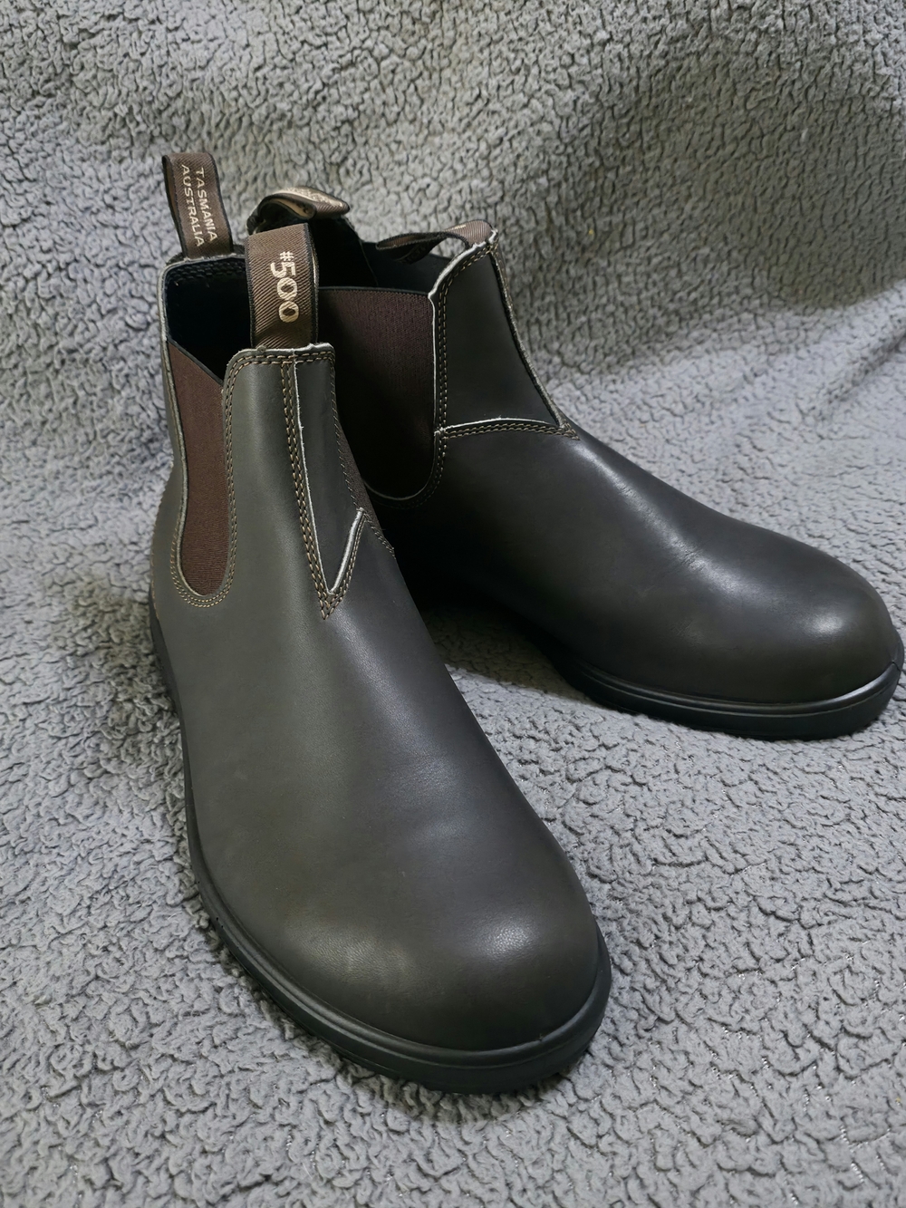 Blundstone Men’s Classic Chukka Boots - Black with Brown Elastic